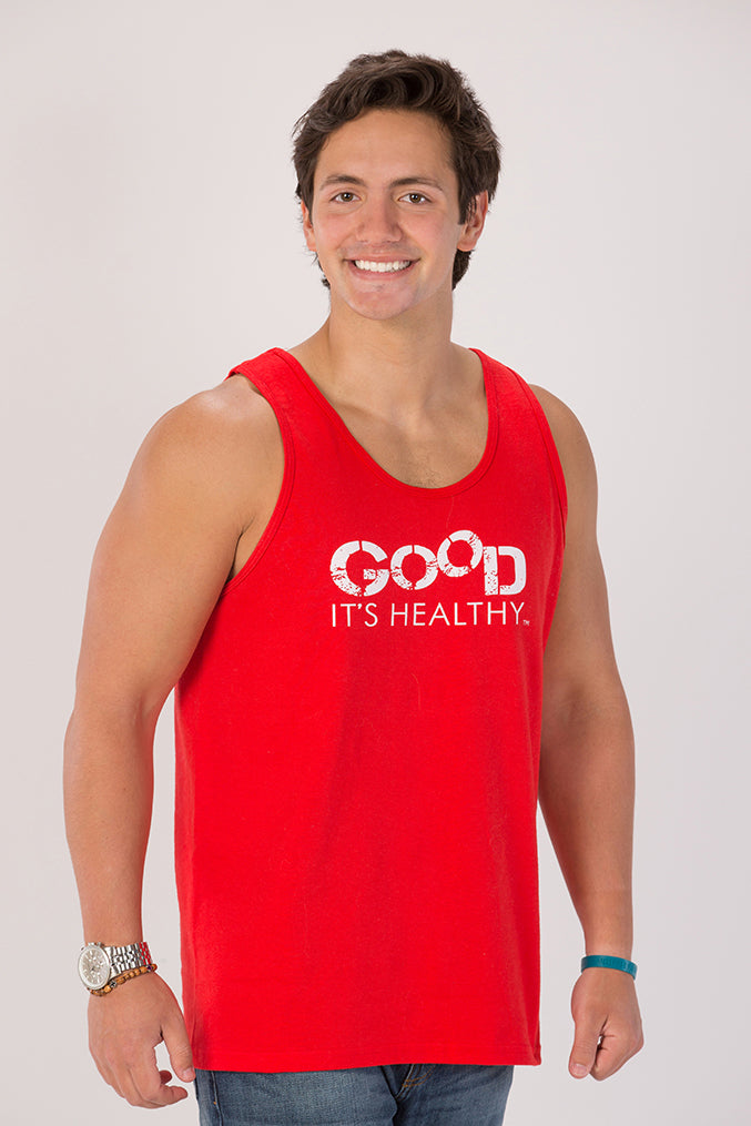 Good It's Healthy Tank Tops - Red